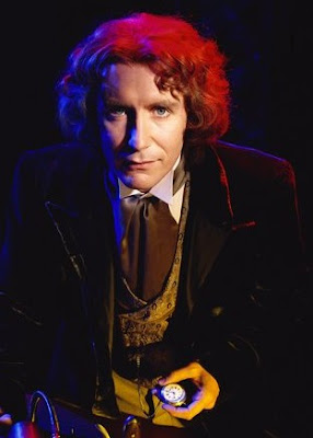 The eighth Doctor, displaying the optimistic mood that so defined his era