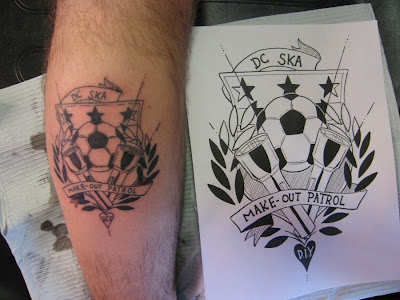 tattoos on back of leg. That#39;s the right leg of my