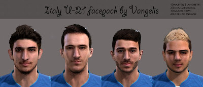 Italy U-21 EURO Facepack PES 2013 by Vangelis
