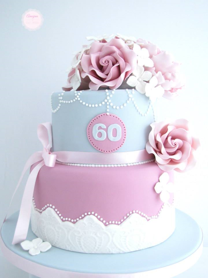60th Birthday cake | Aunt Becky Cake Ideas | Pinterest ...
