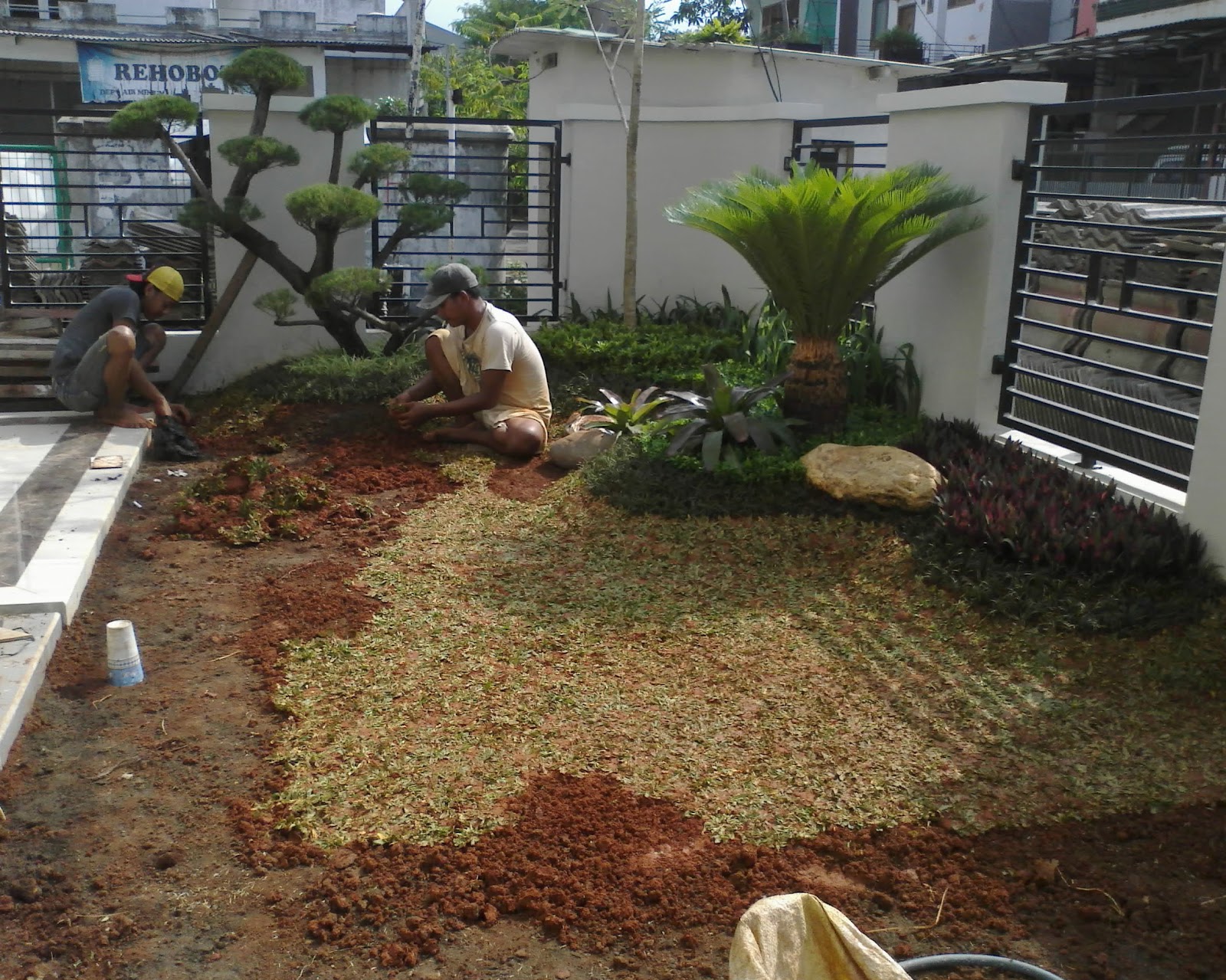 Desain Taman Batu Alam Kumpulan Desain Rumah