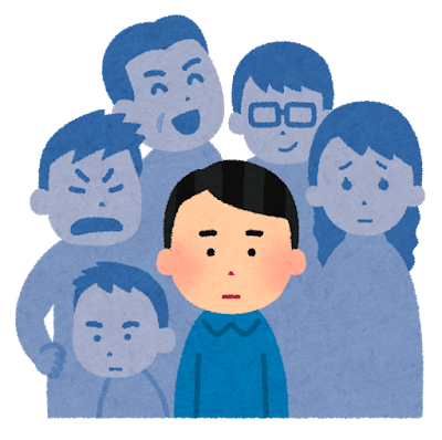 廊下を走る生徒のイラスト