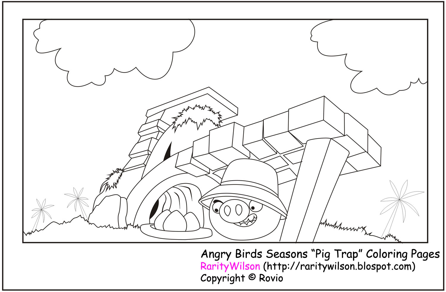 Download Angry Birds Season Coloring Pages | Minister Coloring