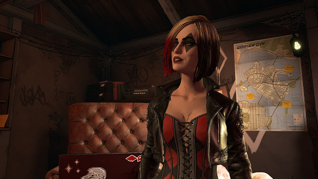 Screenshot of Harley Quinn from Batman: The Enemy Within - The Telltale Series