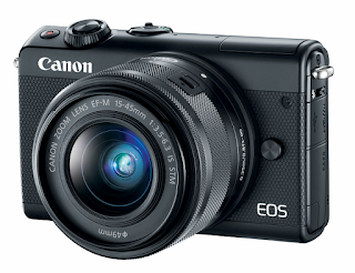 Canon EOS M100 Camera - Black with EF-M 15-45mm