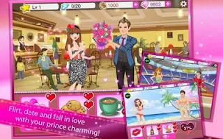 Screenshots of the Star Girl: Princess Gala for Android tablet, phone.
