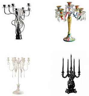 4 modèles de chandeliers décoratifs