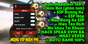 Mod Menu Free Fire Mới Nhất OB36| Auto Headshot 100%, Mở Khóa Tài Khoản, Định Vị Kẻ Địch, Apk Mod Vip...