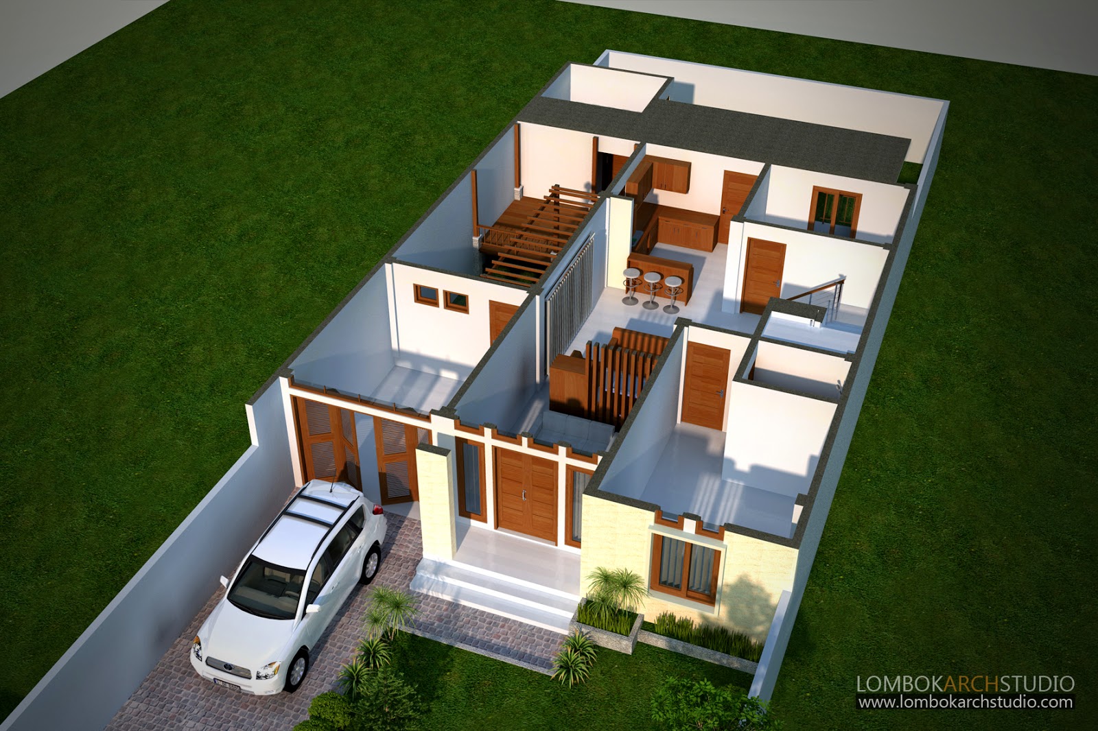 Rumah Minimalis Type 250 300 LOMBOK ARCH STUDIO