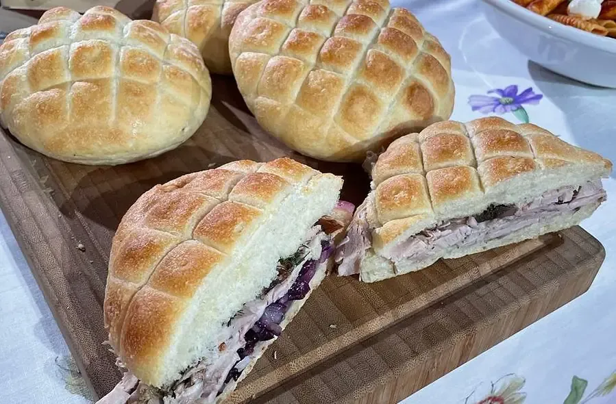 Panino con la porchetta di Fulvio Marino