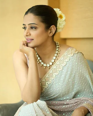 Actress Priyamani new looks in beautiful saree pics