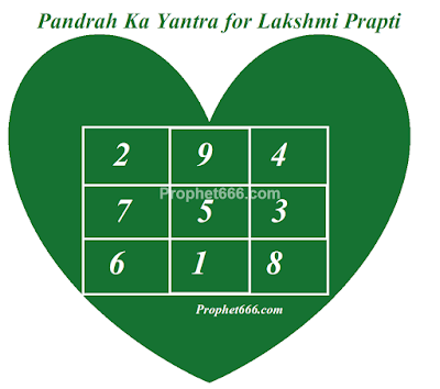 Pandrah Ka Yantra for Money and Wish Fulfilment 