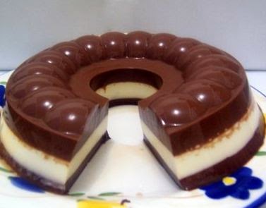 Resep Cake Puding Busa Coklat Berlapis Lembut  Resep 