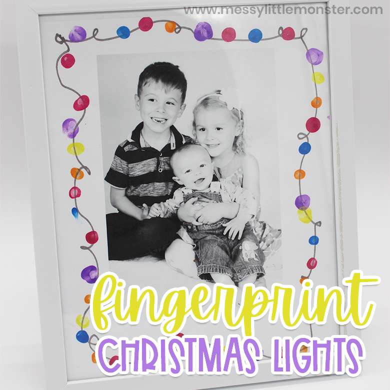 fingerprint Christmas lights