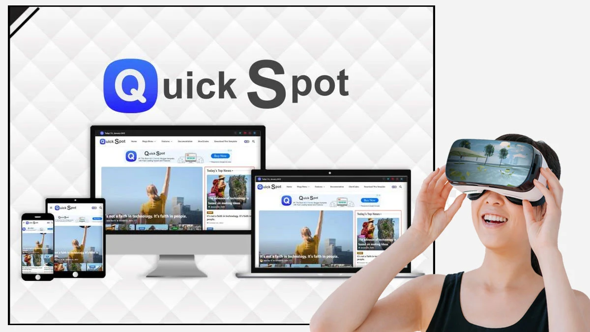 Download Free Premium Quick Spot - Responsive News & Magazine blogger template