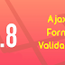 Jquery Ajax Form Validation with Laravel 5.8