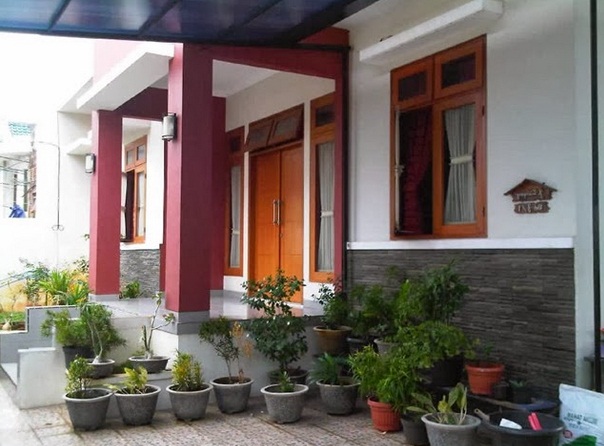 20 CONTOH MODEL TERAS  RUMAH  MINIMALIS  MODERN TERBAIK 