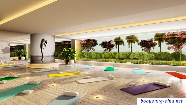 Khu tập Yoga tại Booyoung Vina