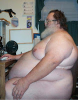 A fat man getting VD off the internet, last week