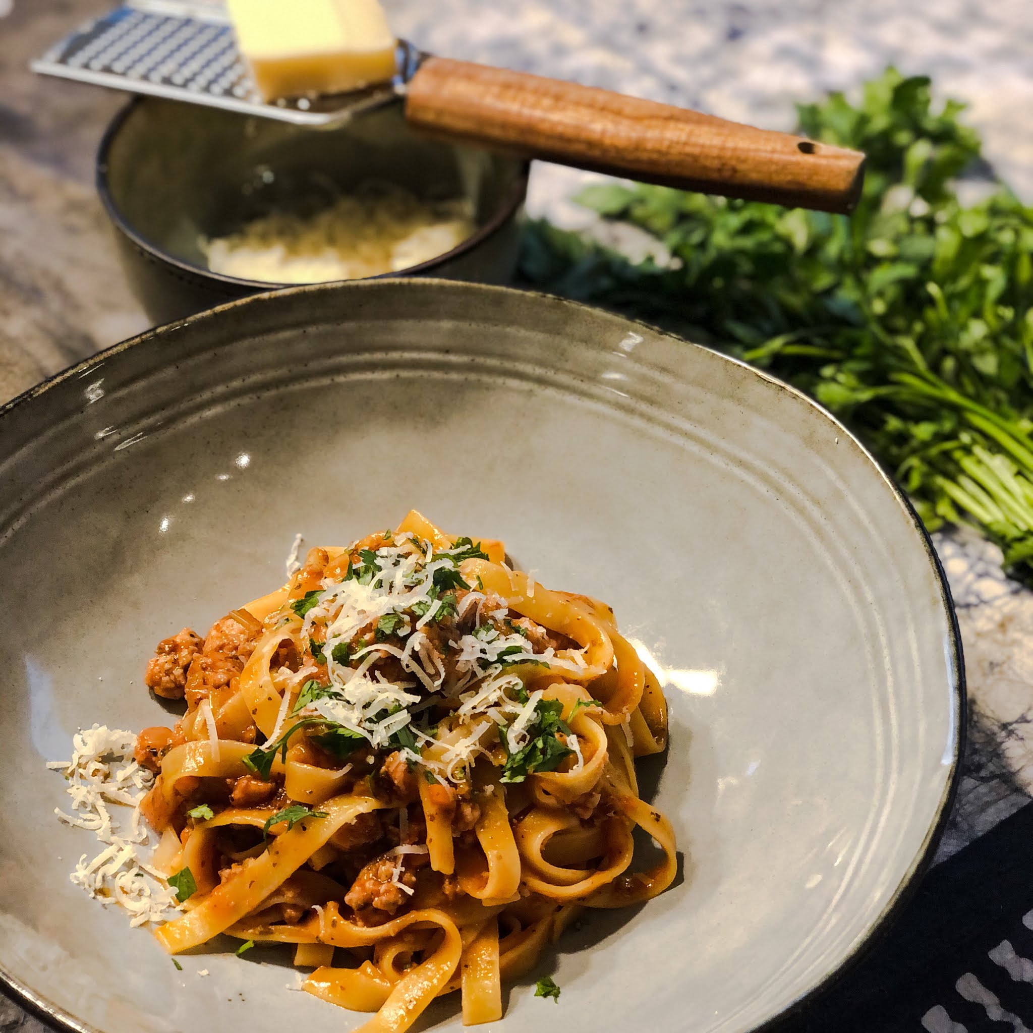 Tagliatelle al ragù - wersja odchudzona