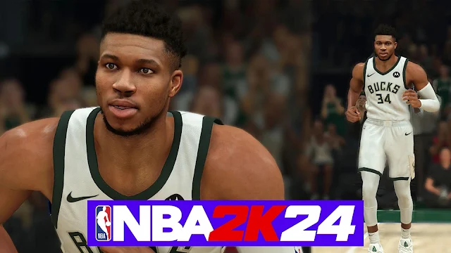 NBA 2K24 Giannis Antetokounmpo Cyberface & Body Update