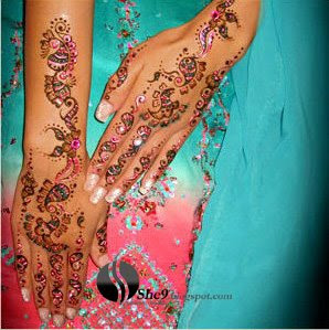 Indian Mehndi Design for Full Arm