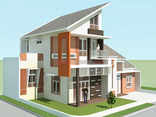  Desain Rumah Minimalis 2 Lantai Di Hook Gambar Foto 