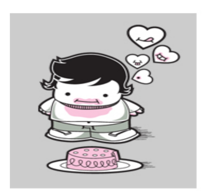 picture of fat kid eating cake. quot;Love him like a fat kid loves