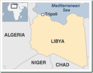 libya map