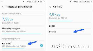 format microSD di Samsung