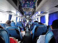Bus interior seating