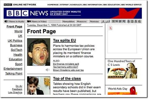 News.bbc.co.uk - Launched in 1997