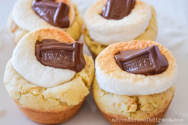 s'mores cookie cups