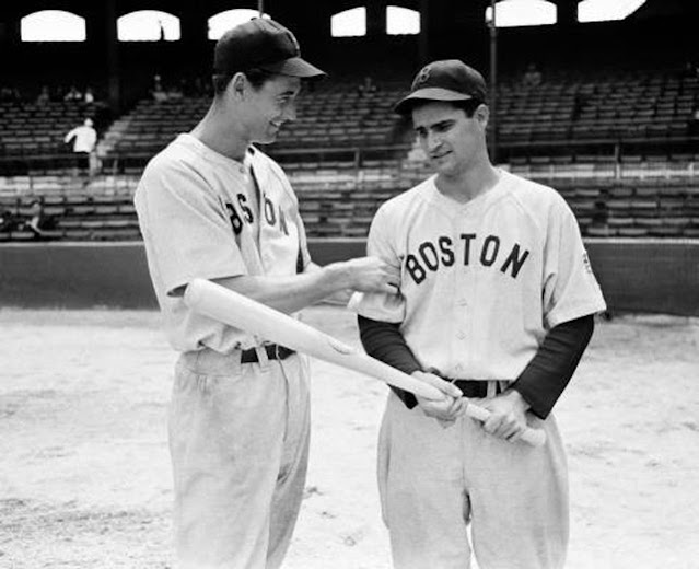 Ted Williams and Bobby Doerr, 14 May 1942 worldwartwo.filminspector.com