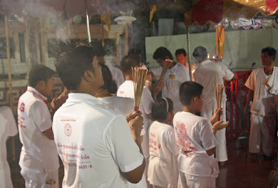  in that location lead maintain been a couplet of the street processions inward Phuket Town already Bangkok Map; Some Photos from Kathu Shrine - Vegetarian Festival