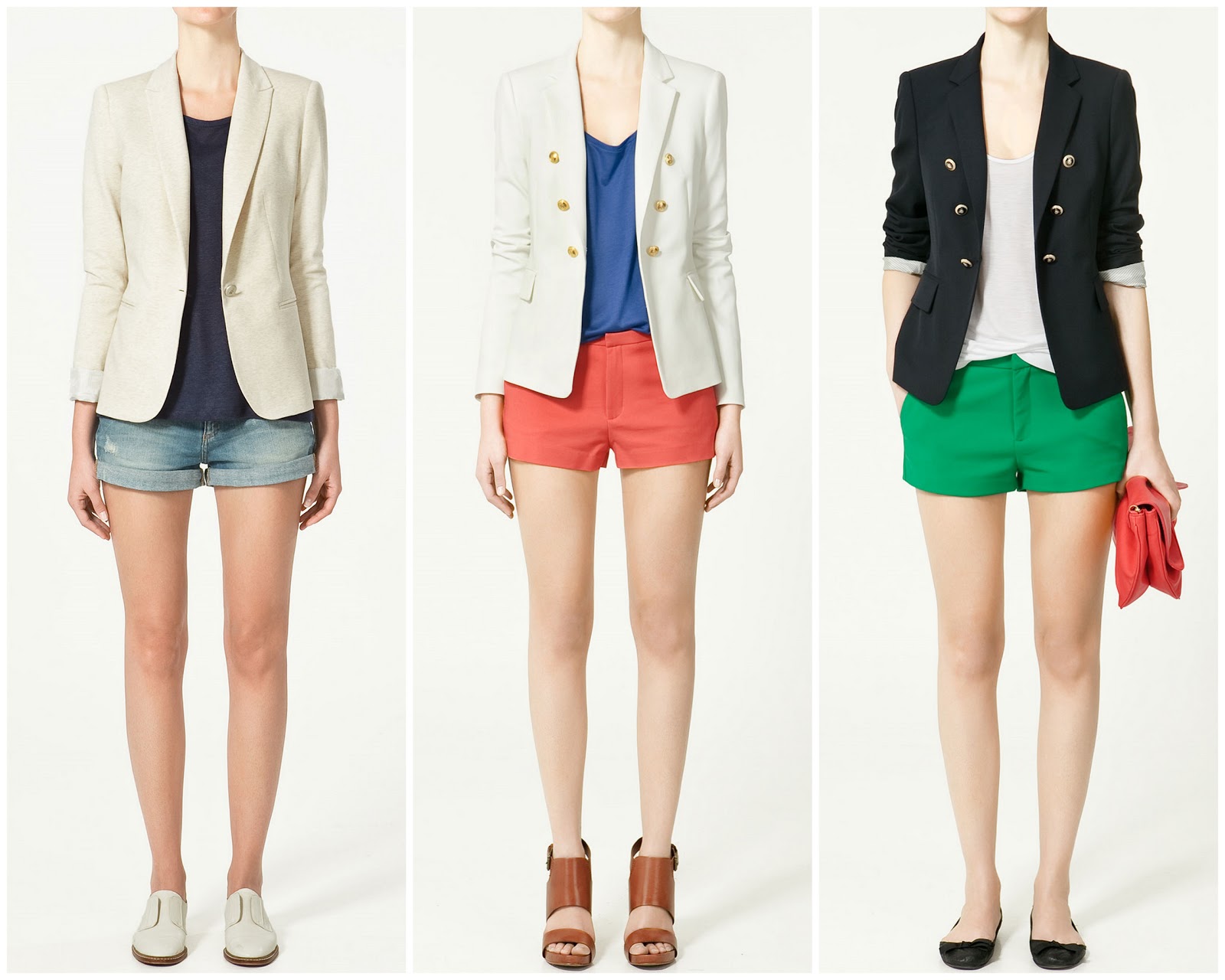 From L-R: Zara Jogging Blazer , Zara Tailored Blazer , Zara Double ...