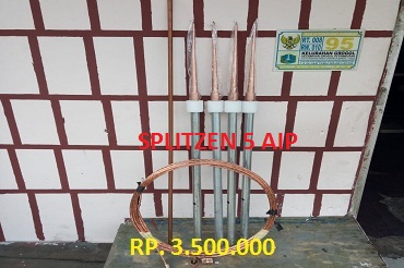 PAKET PENANGKAL PETIR SPLITZEN 5 AIP