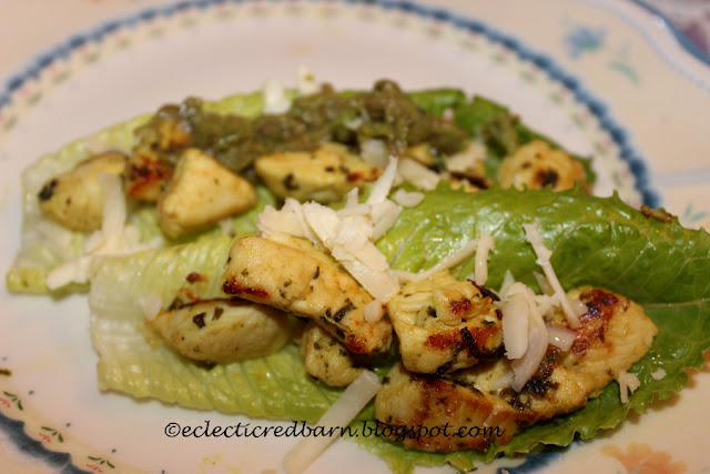 Eclectic Red Barn: Easy, Healthy Turmeric Chicken in Lettuce Leaves