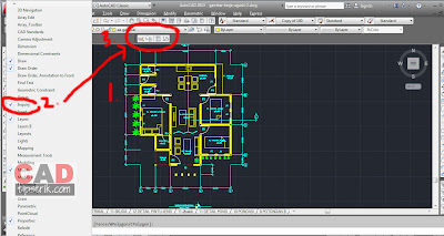 Cara Menghitung Luas dan Keliling Denah Bangunan Pada AutoCAD