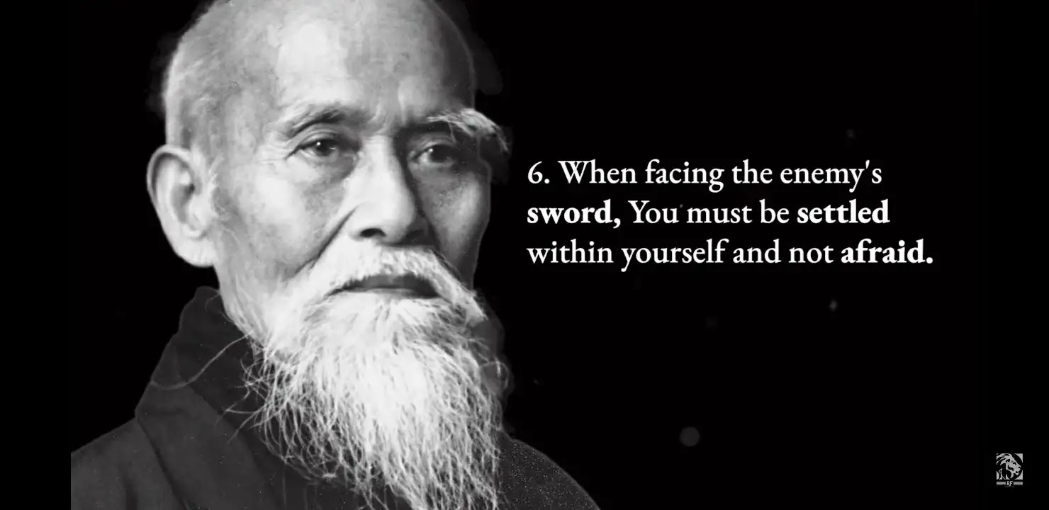 A Life Lesson Quotes by Morihei Ueshiba, lofe lesson learned quotes, a life lesson