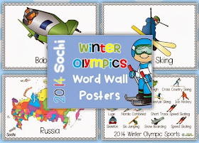 2014 Winter Games Word Wall Posters