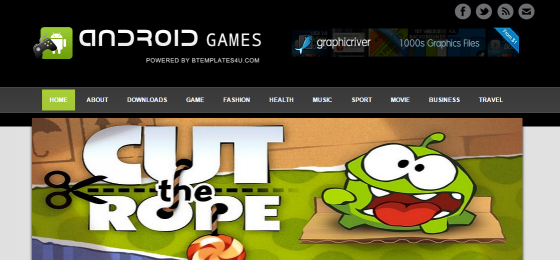 Android Games Blogger Template