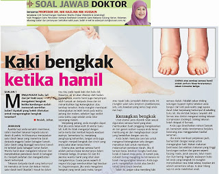 vitamin untuk kaki bengkak semasa hamil