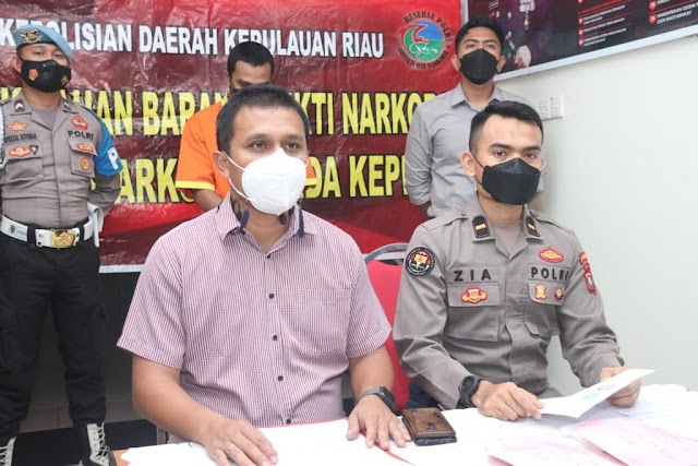 Ditresnarkoba Polda Kepri Musnahkan 136.56 Gram Narkotika Jenis Sabu