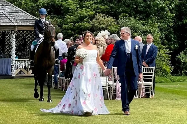 Groom names favourite horse as best man during wedding, takes it to honeymoon