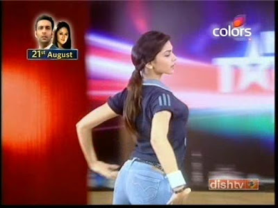 Deepika Padukone Tight Butt in Blue Jeans-Hot Caps 