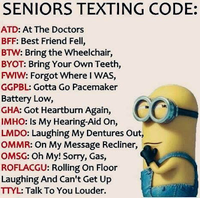 Seniors Texting Code : Funny And Hilarious PLEASE SHARE