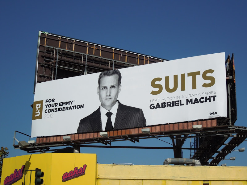Gabriel Macht Suits Emmy billboard