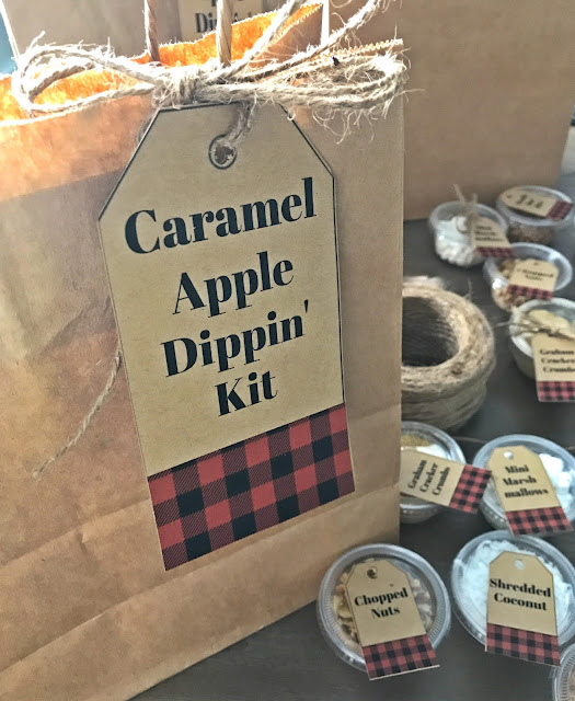 Caramel Apple Dipping Kit Easy How-To @michellepaigeblogs.com