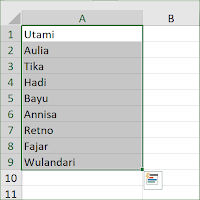 Cara Membuat Daftar Dinamis dengan Data Validasi Excel